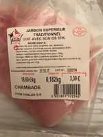 Jambon superieur traditionnel - cuit avec son os 3TR