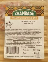 Fromage de tête Tranche VPF