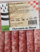Chipolatas supérieures x6