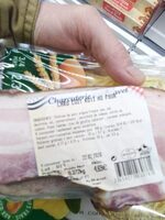 Lard cuit rôti au four