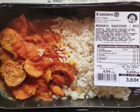 Rougail saucisse riz