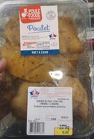 Escalopes de poulet extra fines marinées à l'indienne