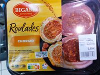 Roulades chorizo