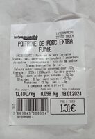 Lard fume Intermarché Coupe