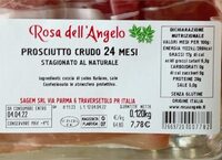 Prosciutto crudo