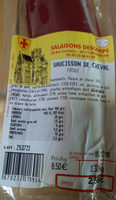 Saucisson de cheval