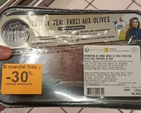 Rôti de veau farci aux olives