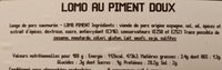 Lomo au piment doux