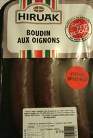 Boudin aux oignons