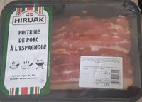 Poitrine de porc à l espagnole