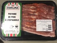 Poitrine de porc a l'espagnole