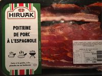 Poitrine de porc a l'espagnole