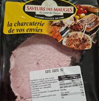 Côte de porc cuite