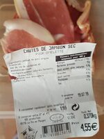 Chutes de jambon sec