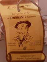 Saucisson sec de correze egletons