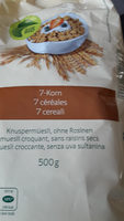 Muesli croquant 7 céréales
