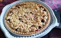 Tarte framboise façon crumble