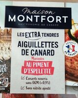 Aiguillettes de canard marinées au piment d'espelette