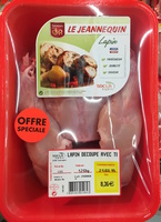 Lapin découpé