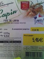 Foie de lapin