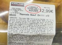 Empanadas boeuf chili