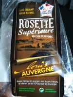 Rosette supérieur pur porc