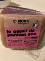 Le quart de jambon sec