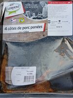 Côtes de porc panees