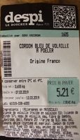 Cordon bleu de volaille