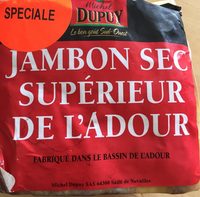 Jambon sec superieur de l'adour