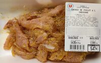 Émincé de poulet à l'indienne