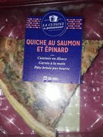 Quiche au saumon épinard