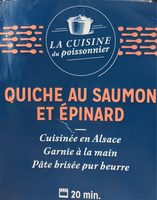 Quiche saumon et epinard