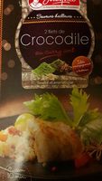 Filets de crocodile au curry vert