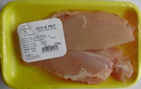 Filets de poulet - surgelé 248 g