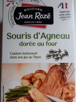 Souris d'agneau dorée au four