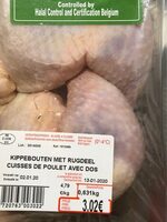 Cuisses de poulet avec dos