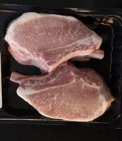 Côte de porc iberique.