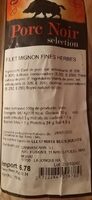 Filet mignon fines herbes
