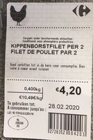 Filet de poulet par 2