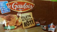 Filets de poulet rôti