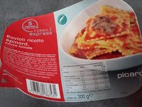 Ravioli ricotta épinard sauce tomate