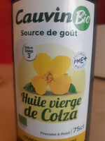 Huile vierge de colza