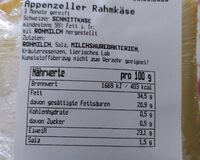 Appenzeller Rahmkäse