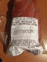 Filet mignon de porc saumuré fumé
