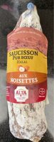 Saucisson pur boeuf Halal aux noisettes