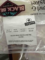 Black Bear Provolone Pre Sliced