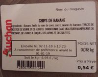 Chips de banane