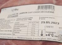 Chute de jambon
