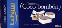Turrón coco bombón